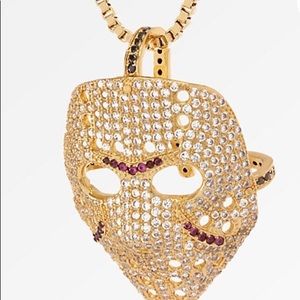 King Ice Hockey Mask Necklace